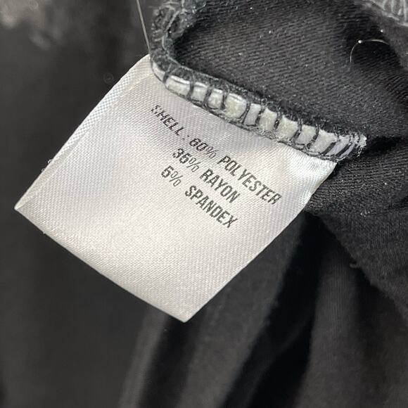 H2H Men T-Shirt Size Medium Slim Fit Cowl Neck Shirring Long Sleeves - Picture 5 of 11